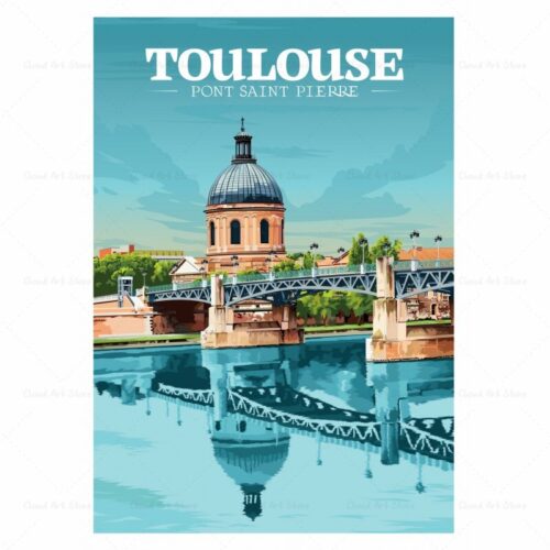 Affiche Ville Toulouse
