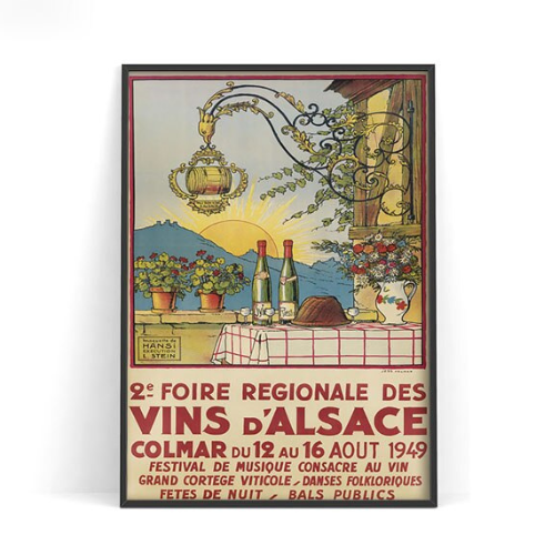 Affiche Vin Cépage