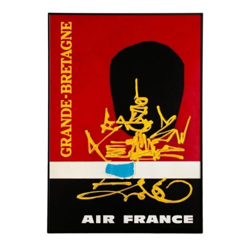 affiche vintage air france grande bretagne