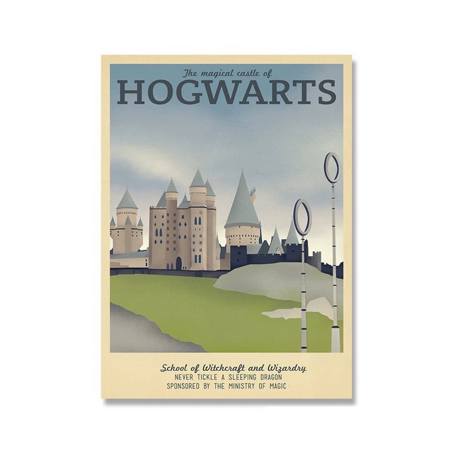 Affiche Harry Potter Quidditch