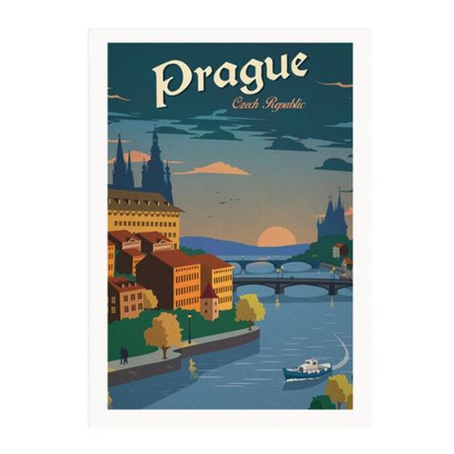 Affiche Ville du Monde Prague