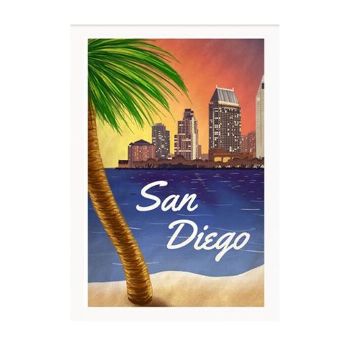 Affiche Ville du Monde San Diego