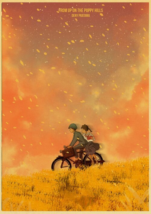 affiche ghibli from up on poppy hill