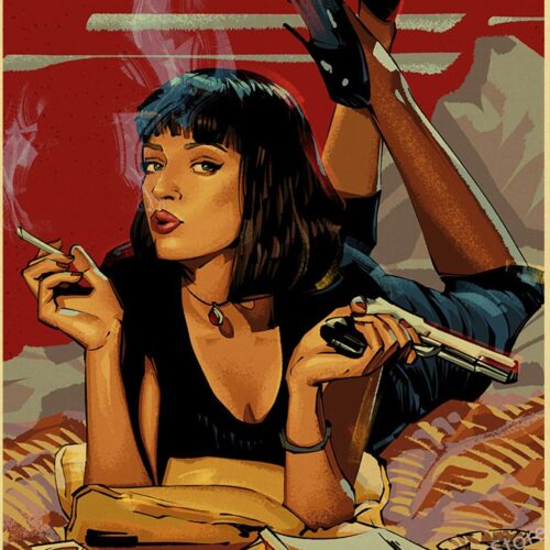 poster pulp fiction mia wallace