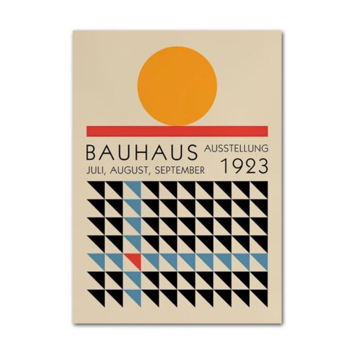 Affiche Bauhaus 1923 Formes