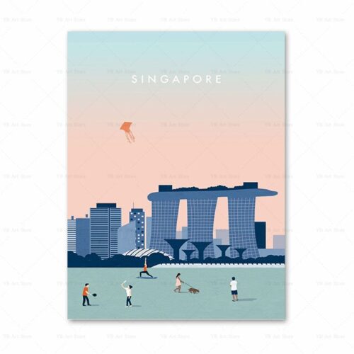 Affiche Ville de Demain Singapour