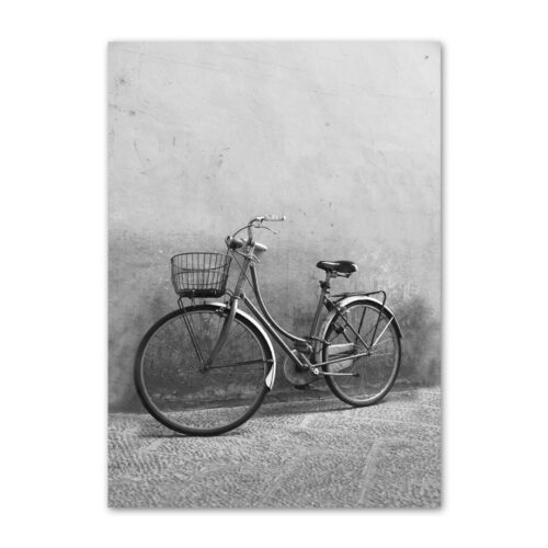 Affiche Noir et Blanc Vintage Vélo