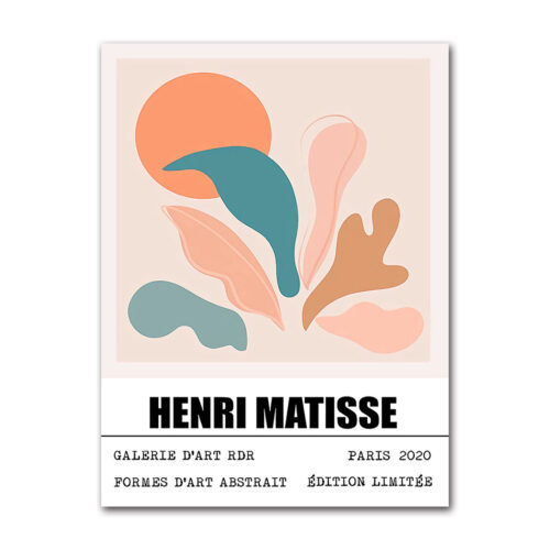affiche abstraite peintres celebres Henri Matisse