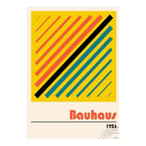 Affiche Chambre Bauhaus