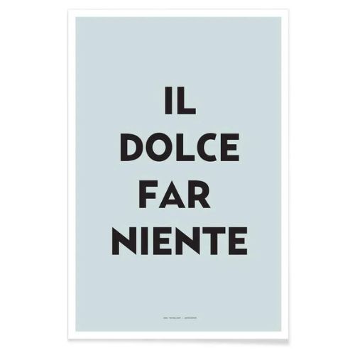 affiche citation italienne