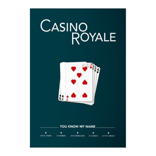 affiche film james bond casino royale