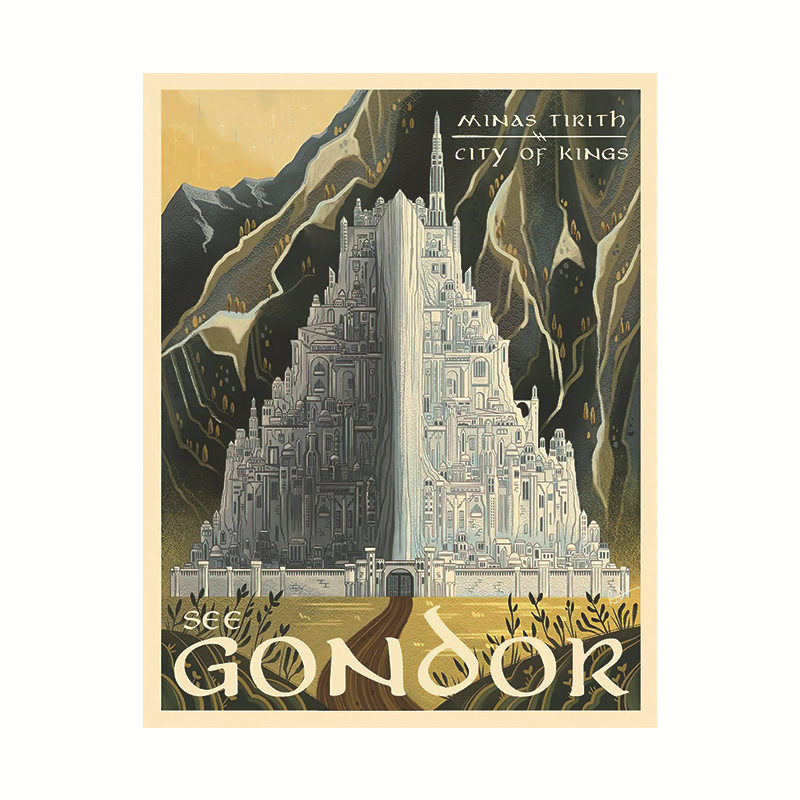 affiche film seigneur des anneaux gondor