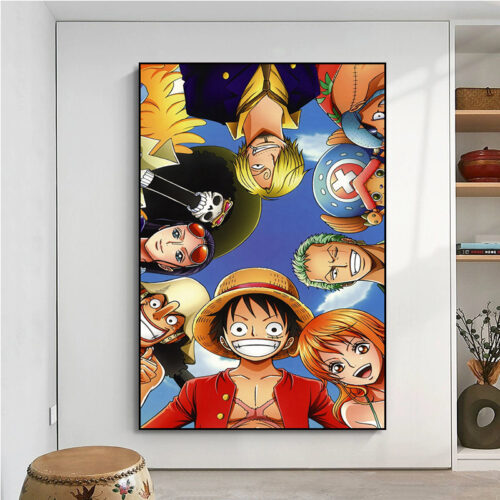 affiche one piece personnages