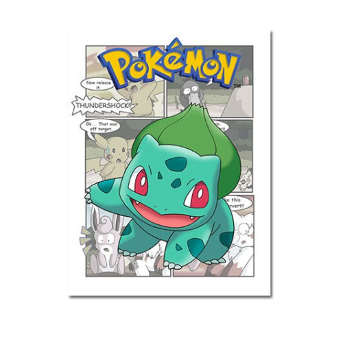 Affiche Pokémon BD Bulbizarre
