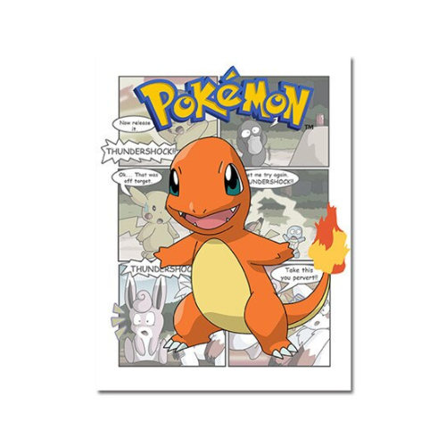 Affiche Pokémon BD Salameche