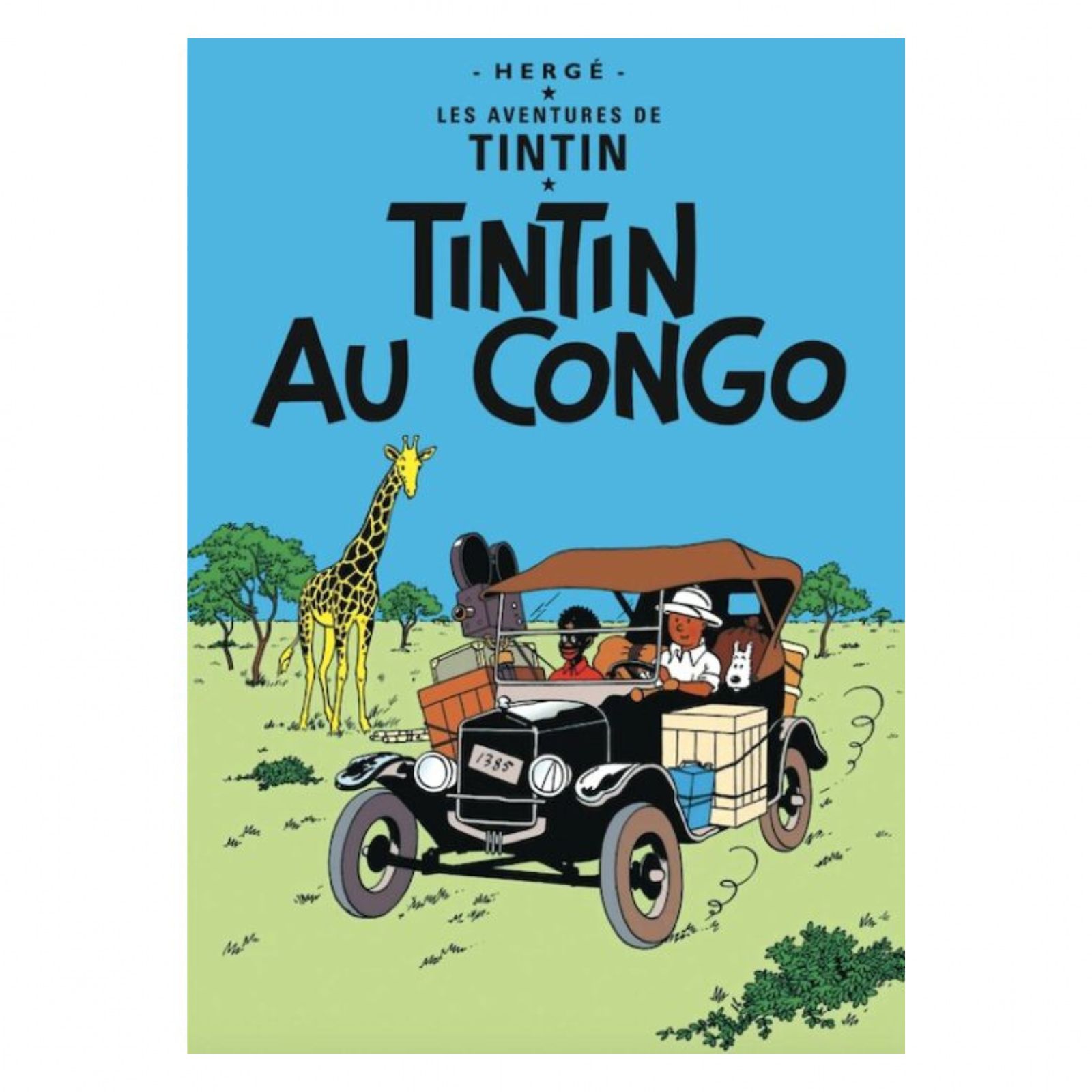 Affiche Tintin Objectif Lune – Montréal Images