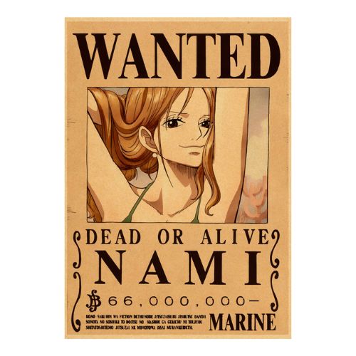 affiche wanted one piece