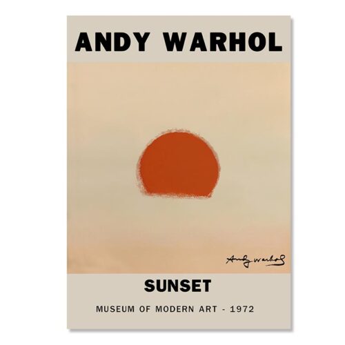 Affiche Bureau Warhol