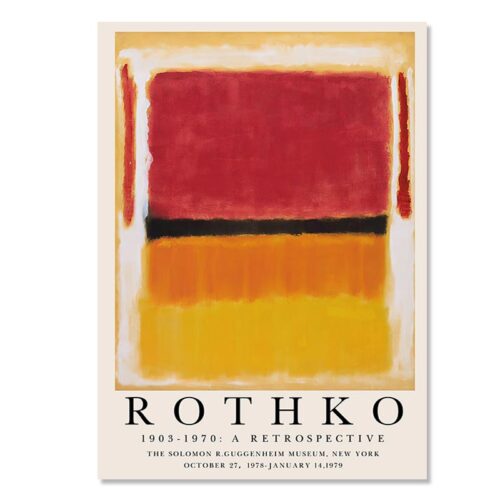 Affiche Bureau Rothko
