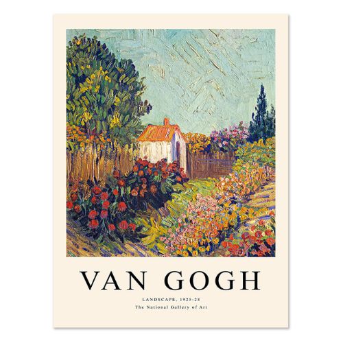 Affiche Van Gogh Cabanon