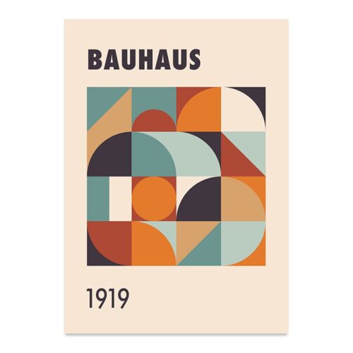 Affiche Bauhaus 1919 Vintage