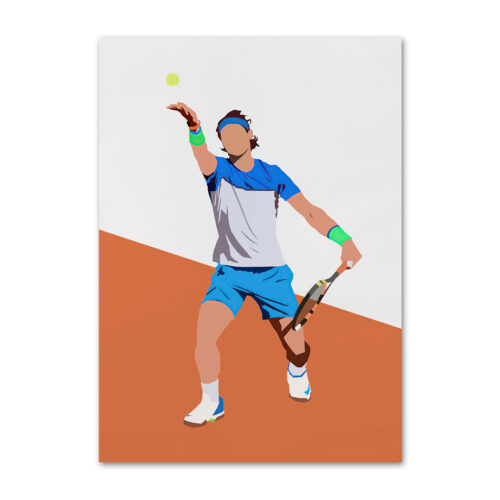 Affiche Sport Tennis Minimaliste