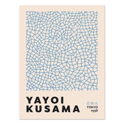 affiche yayoi kusama tokyo 1998