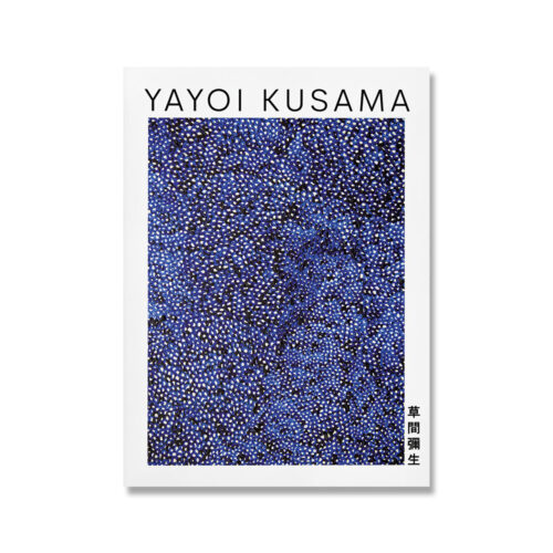 affiche colorée yayoi kusama